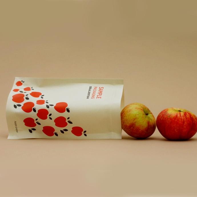 Recyclable apple paper Doypack